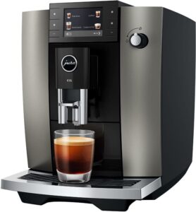 Afbeelding van een JURA E6 Dark Inox (ED) Volautomatische Koffiemachine
