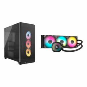 Afbeelding van een Corsair FRAME 4500X RS-R ARGB + NAUTILUS 360 RS ARGB