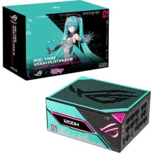 Afbeelding van een ASUS ROG Thor 1200W Platinum III Hatsune Miku Edition