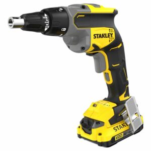 Afbeelding van een Stanley BRUSHLESS 18V V20 gipsplaatschroevendraaier set