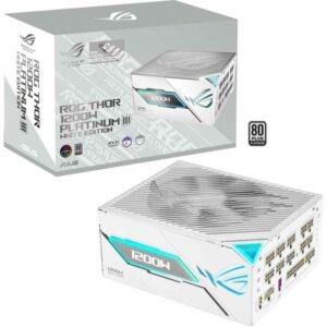 Afbeelding van een ASUS ROG Thor 1200W Platinum III White Edition (ROG Equalizer)