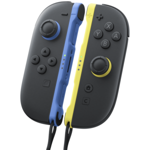 Afbeelding van een Nintendo Switch 2 Joy-con Controllers - Blauw/geel Controller Nintendo Blauw / Geel