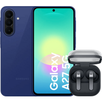 Afbeelding van een Samsung Galaxy A27 128GB Blauw 5G + Samsung Galaxy Buds4