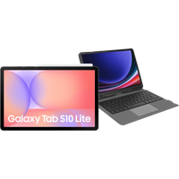 Afbeelding van een Samsung Galaxy Tab S10 Lite 10,9 inch 256GB Wifi Grijs + Toetsenbord Hoes QWERTY