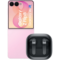 Afbeelding van een Samsung Galaxy Z Flip 8 256GB Roze 5G + Samsung Galaxy Buds4 Zwart