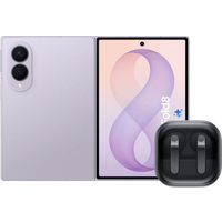 Afbeelding van een Samsung Galaxy Z Fold 8 512GB Lila 5G + Samsung Galaxy Buds4 Pro Zwart