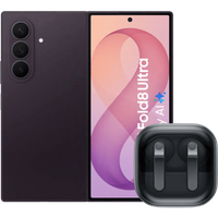 Afbeelding van een Samsung Galaxy Z Fold 8 Ultra 256GB Paars 5G + Samsung Galaxy Buds4 Pro Zwart