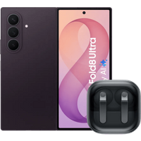 Afbeelding van een Samsung Galaxy Z Fold 8 Ultra 512GB Paars 5G + Samsung Galaxy Buds4 Pro Zwart