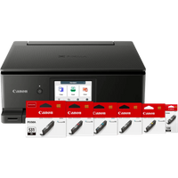 Afbeelding van een Canon PIXMA TS8750 + 1 set extra inkt