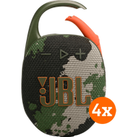 Afbeelding van een JBL Clip 5 Squad 4-pack