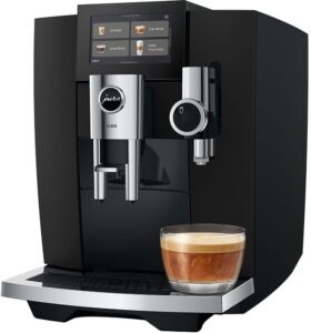 Afbeelding van een JURA S10 Obsidian Black (EA) Volautomatische Koffiemachine