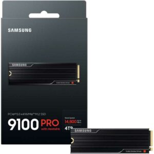 Afbeelding van een Samsung 9100 PRO Heatsink 4 TB SSD