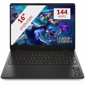 Afbeelding van een HP OMEN 16-ap0576nd (BM1W1EA#ABH) 16'' Copilotplus gaming laptop