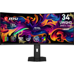 Afbeelding van een MSI MAG 341CQP QD-OLED X28 34.18'' Curved gaming monitor