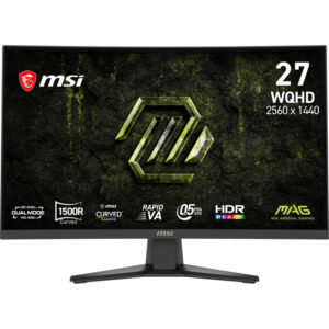 Afbeelding van een MSI MAG 275CQDF X24 27'' Curved gaming monitor