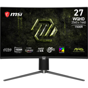 Afbeelding van een MSI MAG 274CQPDF X32 27'' Curved gaming monitor