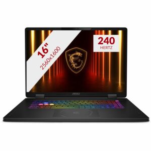 Afbeelding van een MSI Crosshair 18 HX AI A2XWGXKG-08 18'' gaming laptop