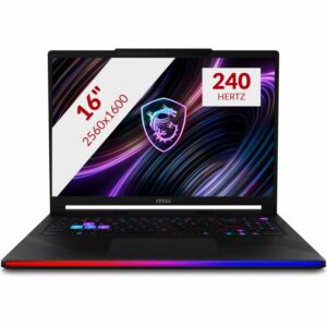 Afbeelding van een MSI Raider 16 Max HX B2WJ-251NL 16'' gaming laptop