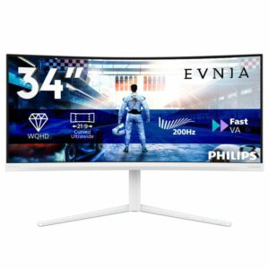 Afbeelding van een Philips Evnia 5000 34M2C5601QA 34'' Curved gaming monitor