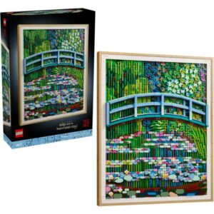 Afbeelding van een LEGO Art - Claude Monet - Brug over een vijver met waterlelies Constructiespeelgoed