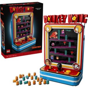 Afbeelding van een LEGO Super Mario - Donkey Kong arcadekast Constructiespeelgoed