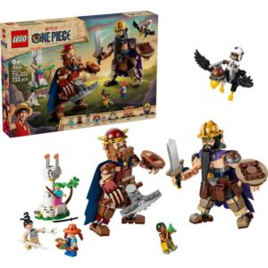 Afbeelding van een LEGO One Piece - Dorry vs. Brogy - Reuzen van Kleine Gaarde Constructiespeelgoed
