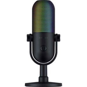 Afbeelding van een Razer Seiren V3 Chroma 32-Bit DSP microfoon