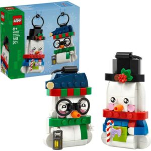 Afbeelding van een LEGO Sneeuwpopornamenten Constructiespeelgoed