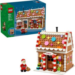 Afbeelding van een LEGO Winters peperkoekhuisje Constructiespeelgoed