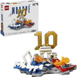 Afbeelding van een LEGO Editions - Kylian Mbappé - Voetbalhoogtepunten Constructiespeelgoed