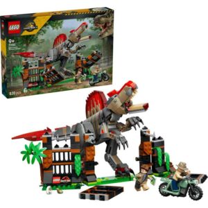 Afbeelding van een LEGO Jurassic World - Spinosaurus ontsnapping Constructiespeelgoed