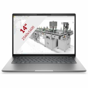 Afbeelding van een HP ZBook 8 G2i (DN7T8ET) 14'' Copilotplus laptop