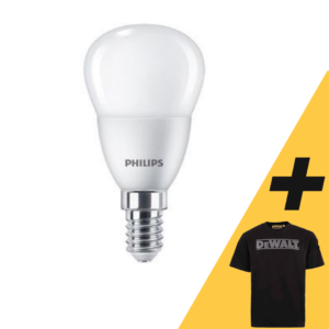 Afbeelding van een Philips LED kogel E14 2,8-25W 2700K mat - LED3325
