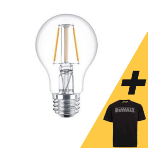 Afbeelding van een Philips LED GLS E27 4,3-40W 2700K filament helder - LED3775