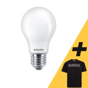 Afbeelding van een Philips LED GLS E27 7,8-75W 2700K filament mat dimbaar - LED3792