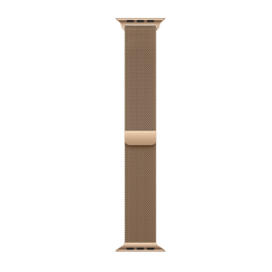 Afbeelding van een Apple 46mm Milanese Loop S/m Smartwatch-band Gold