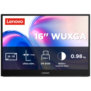 Afbeelding van een Lenovo L16 - 16 Inch Wuxga 1920 X 1200 Pixels Ips (in-plane Switching)